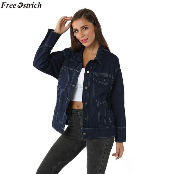 women's jackets sagace solid jean jeans jacket for women loose casual blue coats female outerwear denim feminine chaqueta mujer coataut, Black;brown
women's jackets sagace solid jean jeans jacket for women loose casual blue coats female outerwear denim feminine chaqueta mujer coataut, Black;brown