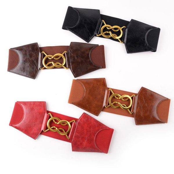 elastic waist belts for women vd1634 fashion winter punk leather wide belt cinto feminino accessories, Black;brown
elastic waist belts for women vd1634 fashion winter punk leather wide belt cinto feminino accessories, Black;brown