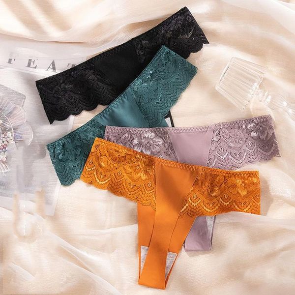 women's panties soft seamless underwear for women female lace ice silk thong solid t-back lingerie g-string lady, Black;pink
women's panties soft seamless underwear for women female lace ice silk thong solid t-back lingerie g-string lady, Black;pink
