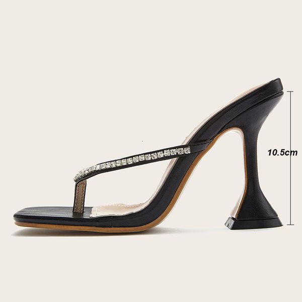 sandals 2021 women slippers summer outdoor shoes high heel slip on flip flop elegant slides sandals black 17be