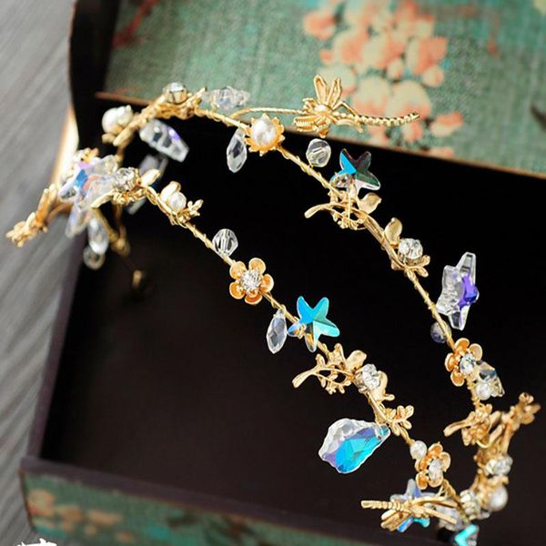 hair clips & barrettes bride headdress blue star crown romantic wedding bridesmaid accessories for women bridal classic creative band jewel, Golden;silver
hair clips & barrettes bride headdress blue star crown romantic wedding bridesmaid accessories for women bridal classic creative band jewel, Golden;silver
