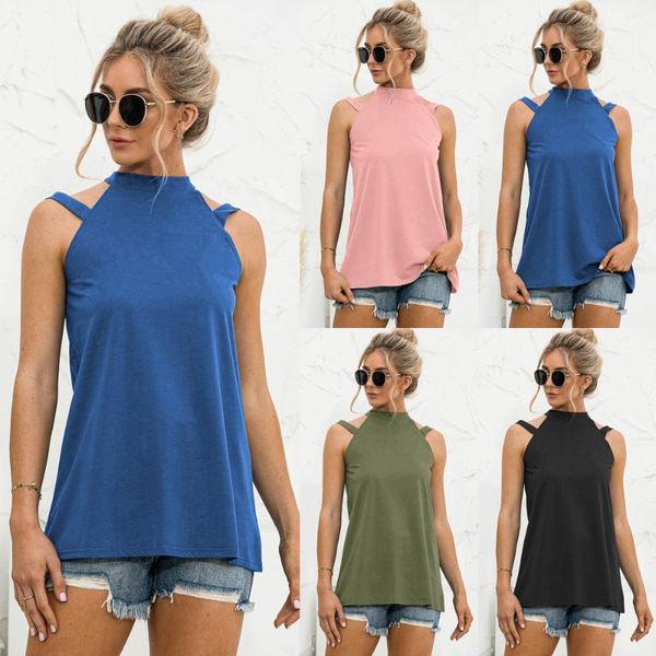 women's tanks & camis womens halter off shoulder sleeveless tank summer ladies fashion casual style solid color hollow out slim ve, White
women's tanks & camis womens halter off shoulder sleeveless tank summer ladies fashion casual style solid color hollow out slim ve, White