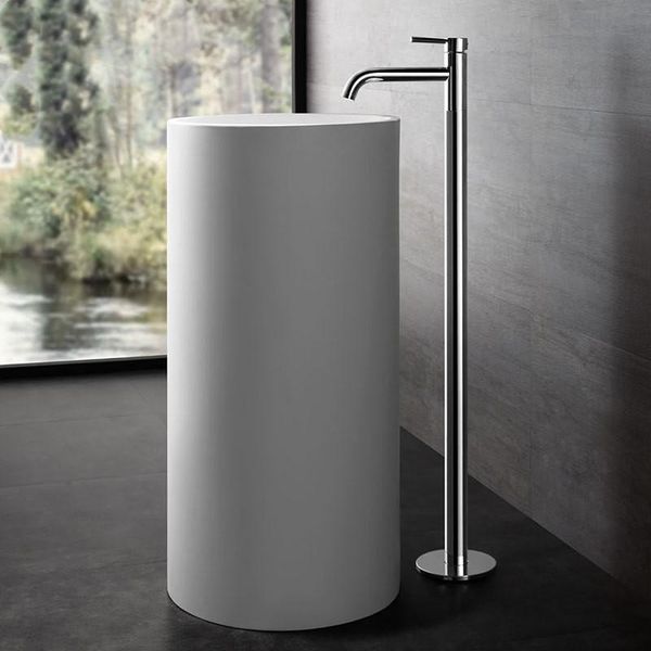 floor standing brass bathroom sink faucet heightened cold water basin mixer faucet tap chrome
floor standing brass bathroom sink faucet heightened cold water basin mixer faucet tap chrome