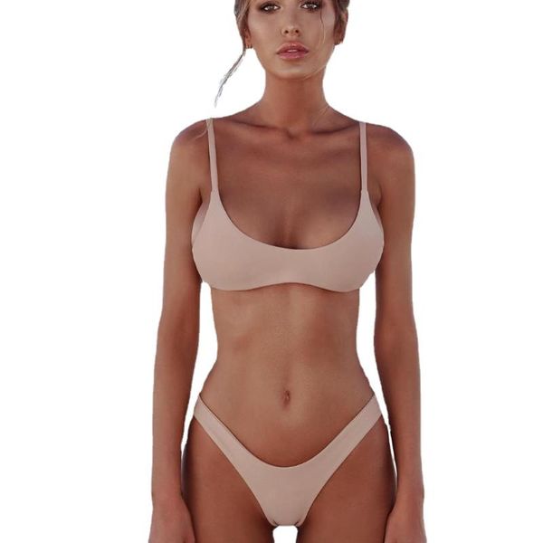 women's swimwear 2021 bikini split nylon european and american multicolor girl swimsuit ladies 2-piece solid color women, White;black
women's swimwear 2021 bikini split nylon european and american multicolor girl swimsuit ladies 2-piece solid color women, White;black