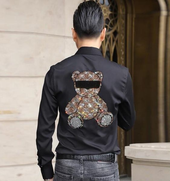 rhinestones skull t shirt men fashion streetwear long sleeve slim shirts plus size 4xl 03, White;black
rhinestones skull t shirt men fashion streetwear long sleeve slim shirts plus size 4xl 03, White;black