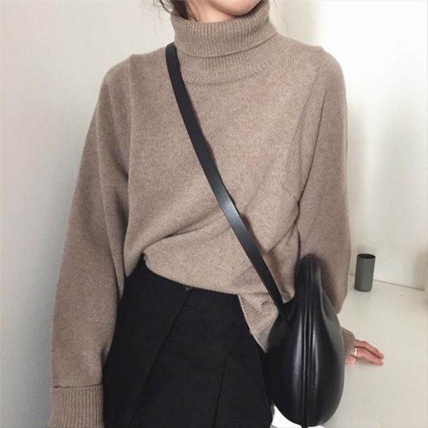 colorfaith womens winter spring women sweaters korean style knitwear turtleneck warm pullover solid minimalist elegant sweater sw7276, White;black
colorfaith womens winter spring women sweaters korean style knitwear turtleneck warm pullover solid minimalist elegant sweater sw7276, White;black