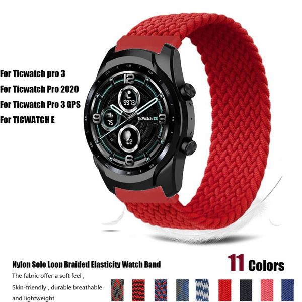 watch bands strap for ticwatch pro 3 gps lte gtx e2 s2 band 20mm 22mm nylon braided wristband bracelet 2/c2/e/gth, Black;brown
watch bands strap for ticwatch pro 3 gps lte gtx e2 s2 band 20mm 22mm nylon braided wristband bracelet 2/c2/e/gth, Black;brown