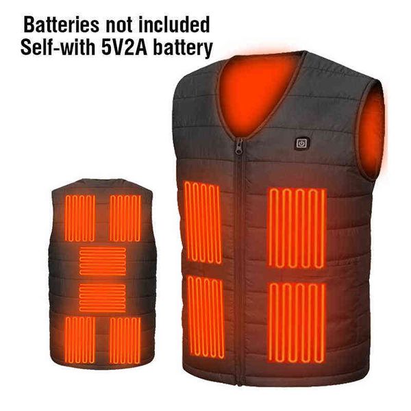 usb heated vest v neck heart jacket plus size men sportswear electric heated vest jacket heart coat for camping 211211, Black;white
usb heated vest v neck heart jacket plus size men sportswear electric heated vest jacket heart coat for camping 211211, Black;white
