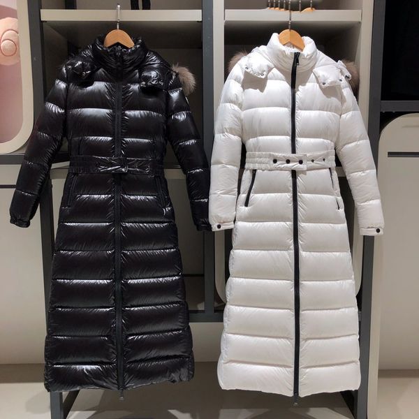 designer jacket women's down hudson long winter fur collar thickened to keep warm parkas coats, Black
designer jacket women's down hudson long winter fur collar thickened to keep warm parkas coats, Black