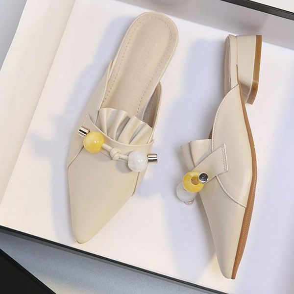 women slippers mules flat shoes elegant personality buckle ladies fashion external wear comfortable low heel outdoor woman, Black
women slippers mules flat shoes elegant personality buckle ladies fashion external wear comfortable low heel outdoor woman, Black