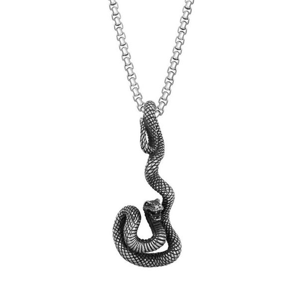 pendant necklaces 2022 hip hop jewelry trend silver snake necklace titanium steel men's sweater chain goth
pendant necklaces 2022 hip hop jewelry trend silver snake necklace titanium steel men's sweater chain goth