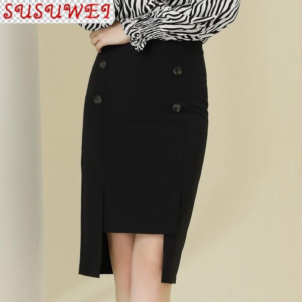 skirts 2021 spring korean women's solid color high waist double breasted straight skirt all-match female bag hip quality, Black
skirts 2021 spring korean women's solid color high waist double breasted straight skirt all-match female bag hip quality, Black