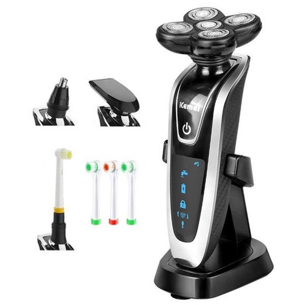 3in1 washable facial beard grooming electric shaver for men wet dry electric razor rechargeable bald shaving machine kit p0817
3in1 washable facial beard grooming electric shaver for men wet dry electric razor rechargeable bald shaving machine kit p0817