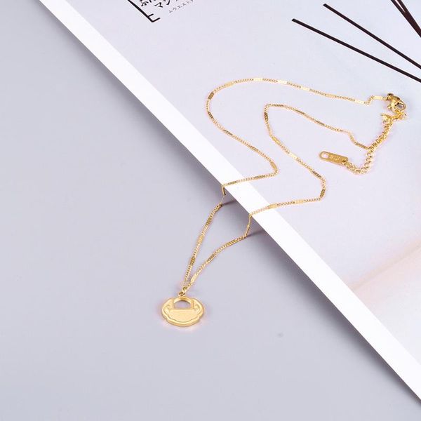 trend longevity lock necklace for women stainless steel clavicle chains pendant with charms jewelry christmas gift necklaces, Silver
trend longevity lock necklace for women stainless steel clavicle chains pendant with charms jewelry christmas gift necklaces, Silver