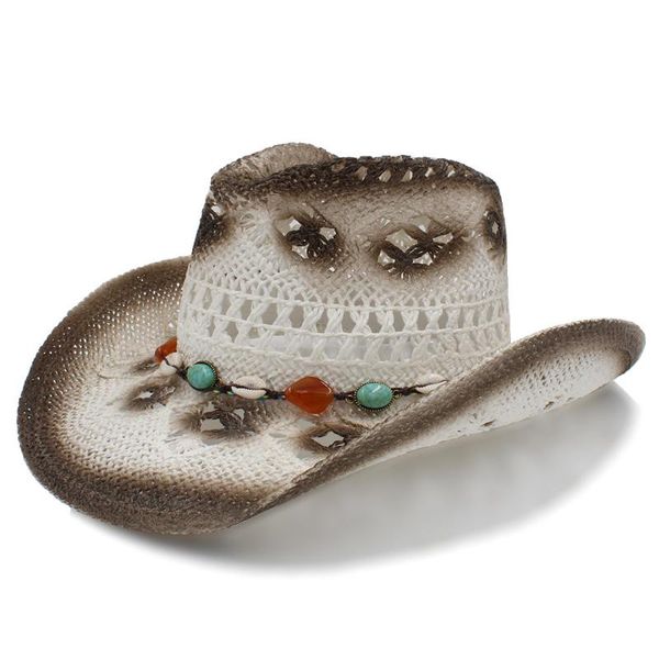 fashion women western cowboy hat with bohemian shell band handmade weave beach sun sombrero cowgirl size 58cm wide brim hats, Blue;gray
fashion women western cowboy hat with bohemian shell band handmade weave beach sun sombrero cowgirl size 58cm wide brim hats, Blue;gray