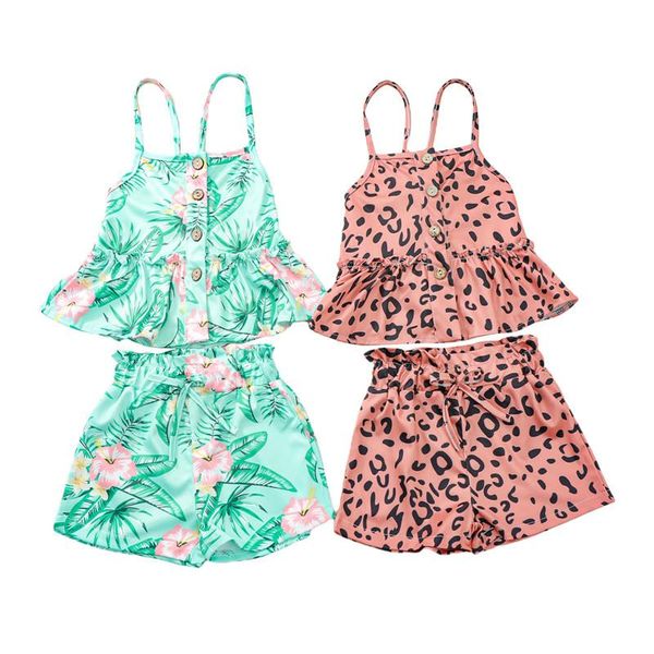 clothing sets 1-5 years toddler girls 2pcs summer clothes floral leopard print sleeveless tank shorts set infant outfits, White
clothing sets 1-5 years toddler girls 2pcs summer clothes floral leopard print sleeveless tank shorts set infant outfits, White