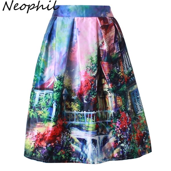 neophil retro fashion building floral view print pleated high waist ball gown midi skater short skirts women saia s1607026 210319, Black
neophil retro fashion building floral view print pleated high waist ball gown midi skater short skirts women saia s1607026 210319, Black