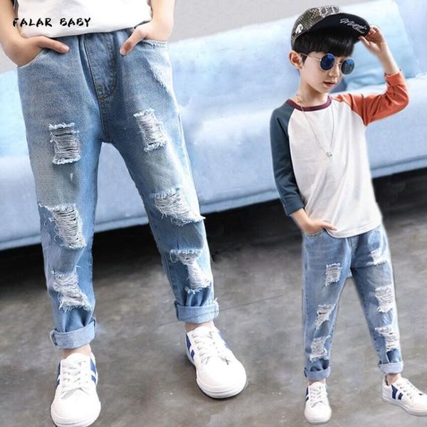 boys jeans 4-13 years old washed hole korean pants for baby summer kids leisure clothes teenager, Blue
boys jeans 4-13 years old washed hole korean pants for baby summer kids leisure clothes teenager, Blue