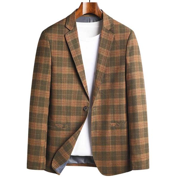 jackets fashion men casual plaid suit blazer korean style trend jacket office wedding leisure coat male clothing, Black;brown
jackets fashion men casual plaid suit blazer korean style trend jacket office wedding leisure coat male clothing, Black;brown