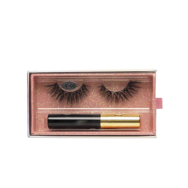 false eyelashes magnetic eyelash eyeliner set with packaging box wholesale natural 3d mink lashes girl makeup tools extension v-08
false eyelashes magnetic eyelash eyeliner set with packaging box wholesale natural 3d mink lashes girl makeup tools extension v-08