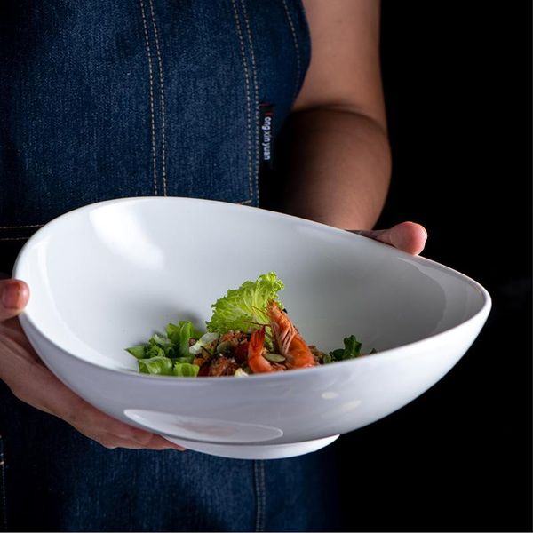 dishes & plates white irregular salad bowl ceramic picnic creative dinner plate fruit kitchen decor restaurant dish tray
dishes & plates white irregular salad bowl ceramic picnic creative dinner plate fruit kitchen decor restaurant dish tray