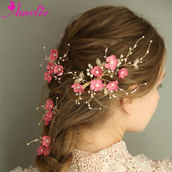 hair clips & barrettes cute bridal wedding accessories clip pins set flower pearl barrette for girls little white dress headpiece, Golden;silver
hair clips & barrettes cute bridal wedding accessories clip pins set flower pearl barrette for girls little white dress headpiece, Golden;silver