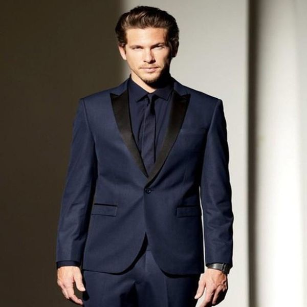 men's suits & blazers 2021 men formal navy suits blue male wedding for groom tuxedo godfather jacket + pants tie, White;black
men's suits & blazers 2021 men formal navy suits blue male wedding for groom tuxedo godfather jacket + pants tie, White;black