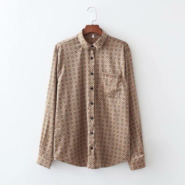 women's blouses & shirts xd - 3412 han edition dress wholesale loose shirt 2021 spring the printed retro drape jacket, White
women's blouses & shirts xd - 3412 han edition dress wholesale loose shirt 2021 spring the printed retro drape jacket, White