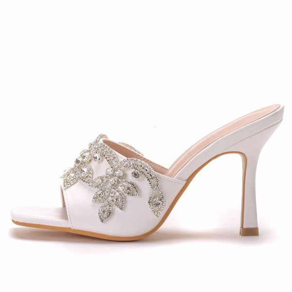 sandals summer square toe slipper sandals ladies thin high heels outdoor beach slides female fashion shoes party, Black
sandals summer square toe slipper sandals ladies thin high heels outdoor beach slides female fashion shoes party, Black