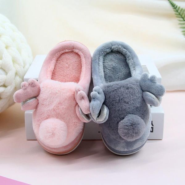 slipper lovely elk warm and antiskid home plush cotton tow for babies winter children' slippers boys girls, Black;grey
slipper lovely elk warm and antiskid home plush cotton tow for babies winter children' slippers boys girls, Black;grey