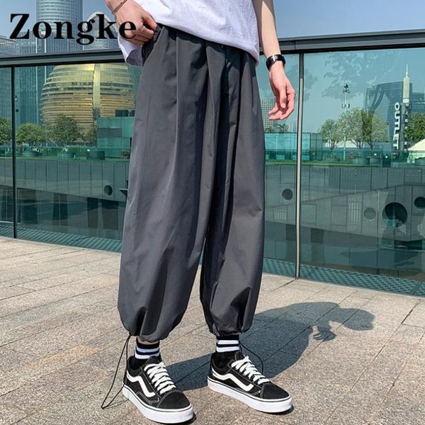 men's pants zongke 2021 solid harem men trousers casual joggers sweatpants hip hop streetwear male plus size m-3xl, Black
men's pants zongke 2021 solid harem men trousers casual joggers sweatpants hip hop streetwear male plus size m-3xl, Black