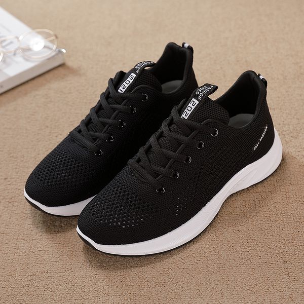 2021s summer women's shoes hollow breathable fly weave ins tide korean version of all-match casual walking shoe 35-40, Black
2021s summer women's shoes hollow breathable fly weave ins tide korean version of all-match casual walking shoe 35-40, Black