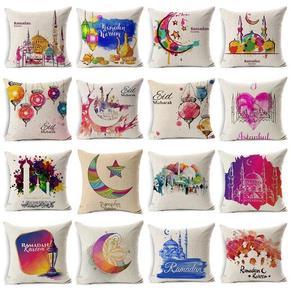 cushion/decorative pillow ramadan festival throw covers sofa car cushion cover home decor cotton linen moon star gouache case gifts 45*45cm
cushion/decorative pillow ramadan festival throw covers sofa car cushion cover home decor cotton linen moon star gouache case gifts 45*45cm