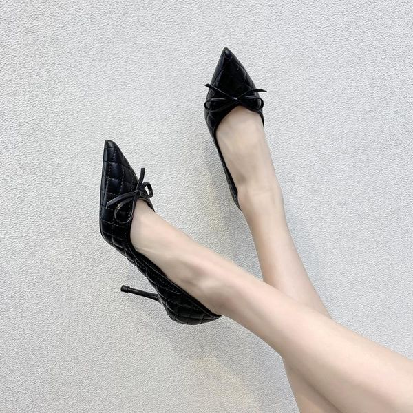 dress shoes pu diamond pointed toe womens thin high heel elegant sweet butterfly-knot ladies cocktail party pumps 2021 a arrival, Black
dress shoes pu diamond pointed toe womens thin high heel elegant sweet butterfly-knot ladies cocktail party pumps 2021 a arrival, Black