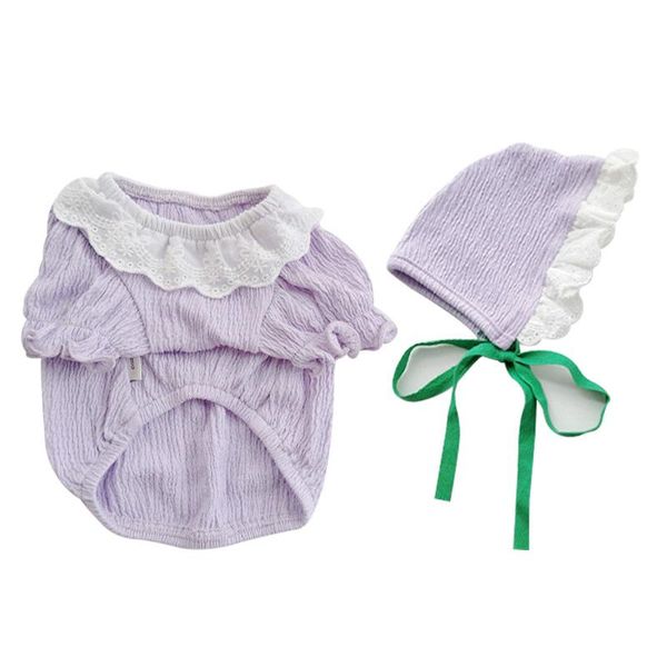 dog apparel purple sweet style lace suit pet accessories clothes for spring and summer wholesale
dog apparel purple sweet style lace suit pet accessories clothes for spring and summer wholesale