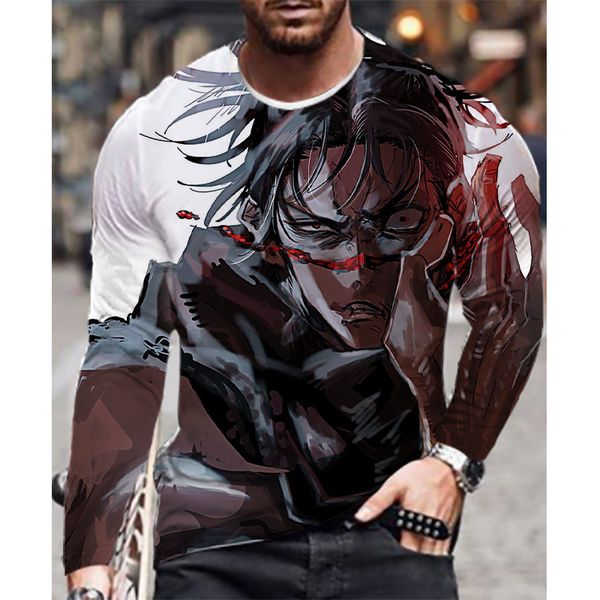 jujutsu kaisen blue pattern men's 3d printing t-shirt visual impact party round neck long sleeve designer plus size printing daily top, White;black
jujutsu kaisen blue pattern men's 3d printing t-shirt visual impact party round neck long sleeve designer plus size printing daily top, White;black