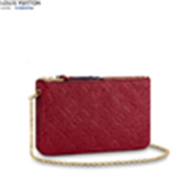 cases brand designer luxury m68574 double zip holders pochette women real leather long wallets phone chain wallet pouches key card purse clu, Red;black
cases brand designer luxury m68574 double zip holders pochette women real leather long wallets phone chain wallet pouches key card purse clu, Red;black