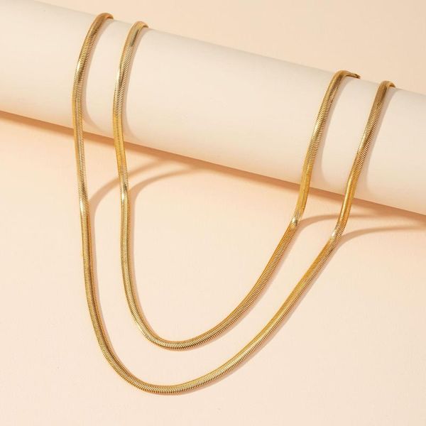 chokers tauam 2pcs/set gold color women snake chain necklace ultra thin round choker valentines gift, Golden;silver
chokers tauam 2pcs/set gold color women snake chain necklace ultra thin round choker valentines gift, Golden;silver