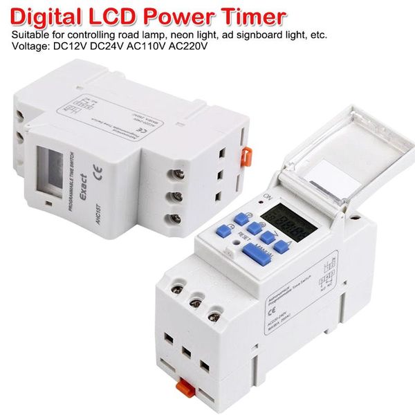 timers timer switch 7 days rail digital weekly programmable electronic microcomputer time 220v 110v 30a 12v bell ring relay
timers timer switch 7 days rail digital weekly programmable electronic microcomputer time 220v 110v 30a 12v bell ring relay