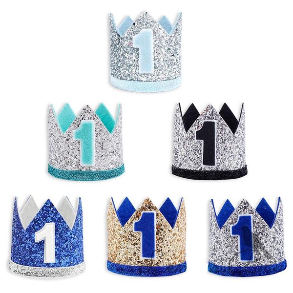 party hats baby 1st birthday hat golden blue pink mini crown first one shower cat dogs decorations
party hats baby 1st birthday hat golden blue pink mini crown first one shower cat dogs decorations