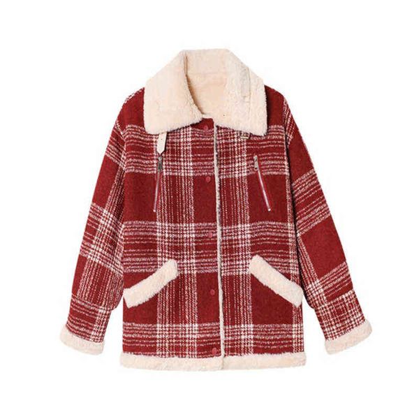 winter 2021 korean loose small short thickened wool lamb plush coat for women in autumn and, Black;brown
winter 2021 korean loose small short thickened wool lamb plush coat for women in autumn and, Black;brown