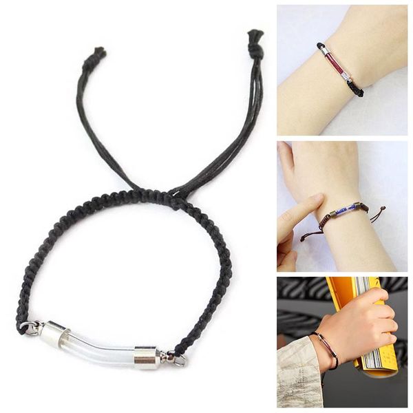 charm bracelets 1pc 6mm curve tube premade woven cotton bracelet rice vial wishing urn keepsake diy jewelry gift, Golden;silver
charm bracelets 1pc 6mm curve tube premade woven cotton bracelet rice vial wishing urn keepsake diy jewelry gift, Golden;silver