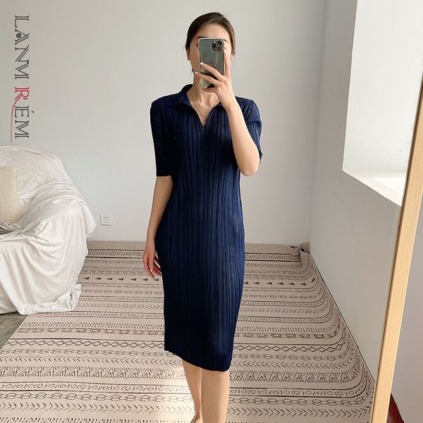 summer navy blue dress for women lapel short sleeve casual slim female elegant streetwear dresses 2d3601 210507, Black;gray
summer navy blue dress for women lapel short sleeve casual slim female elegant streetwear dresses 2d3601 210507, Black;gray