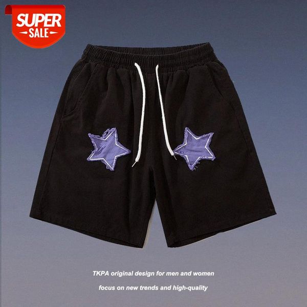 tkpa hip-hop retro casual sports shorts men and women japanese personality five-point pants couples #c16y, Black 
tkpa hip-hop retro casual sports shorts men and women japanese personality five-point pants couples #c16y, Black