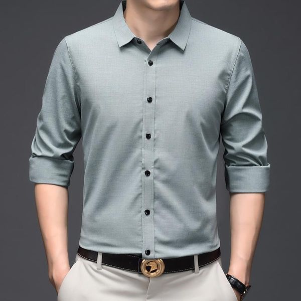 men's casual shirts 2021 autumn long-sleeved for men solid color slim fit shirt business office formal dress social party man clothing, White;black
men's casual shirts 2021 autumn long-sleeved for men solid color slim fit shirt business office formal dress social party man clothing, White;black