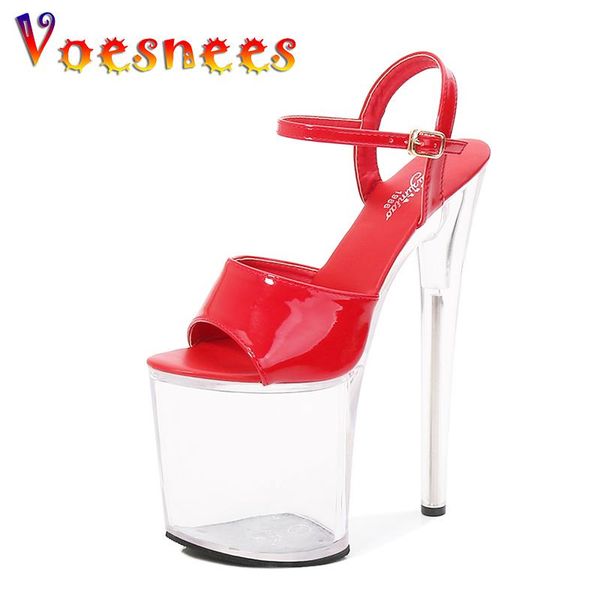 voesnees 2021 women clear heels fish toe black white super high sandals model t station 20cm catwalk platform
voesnees 2021 women clear heels fish toe black white super high sandals model t station 20cm catwalk platform