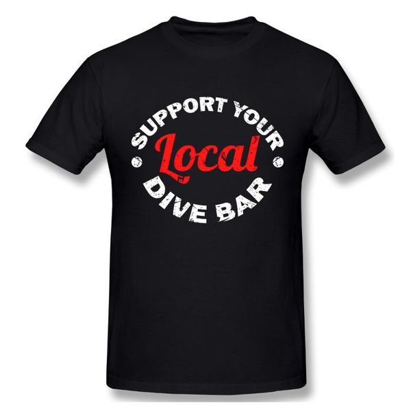 men's t-shirts support your local dive bar bartender t shirt man woman, White;black
men's t-shirts support your local dive bar bartender t shirt man woman, White;black