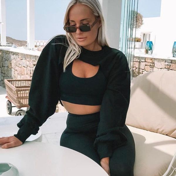 women's hoodies & sweatshirts fashion casual women ladies sweatshirt jumper crop coat pullover plain clothes, Black
women's hoodies & sweatshirts fashion casual women ladies sweatshirt jumper crop coat pullover plain clothes, Black
