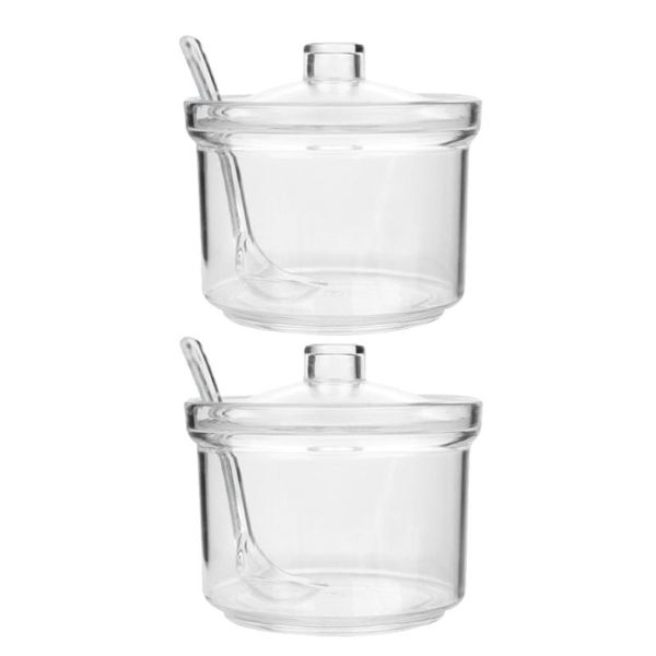 storage bottles & jars 2pcs large capacity seasoning sugar salt flavor containers with spoon
storage bottles & jars 2pcs large capacity seasoning sugar salt flavor containers with spoon