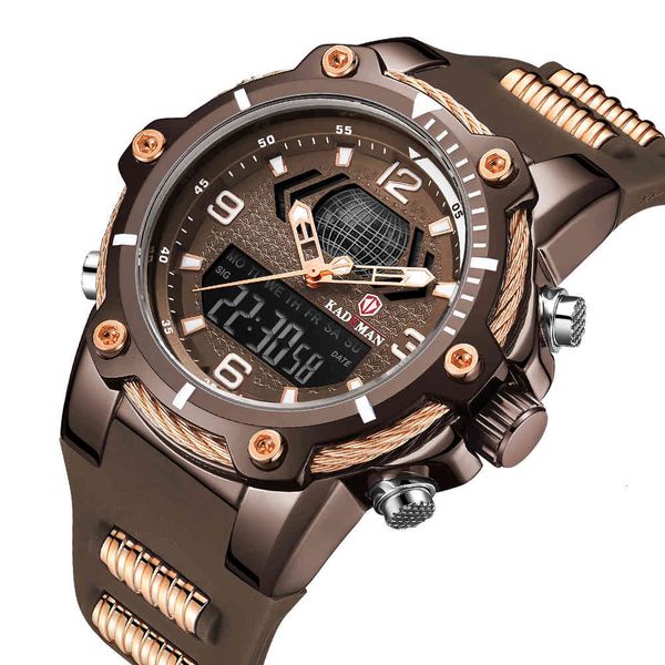 watches kademan stylish relogio masculino brand luxury 2021 mens wristwatches waterproof week calendar display rubber band man clock, Slivery;brown
watches kademan stylish relogio masculino brand luxury 2021 mens wristwatches waterproof week calendar display rubber band man clock, Slivery;brown